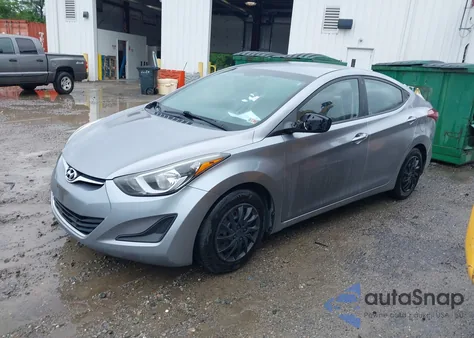 2016 Hyundai Elantra Se из США, поврежденный, VIN 5NPDH4AE9GH741031